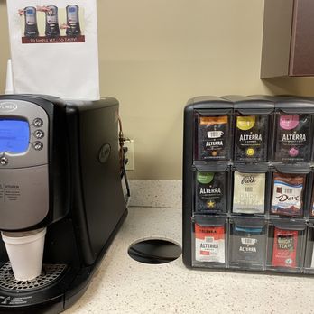 Envision Imaging - North Fort Worth - Coffee & tea machine and choices - Diagnostic Imaging Near Me - Fort Worth, Texas