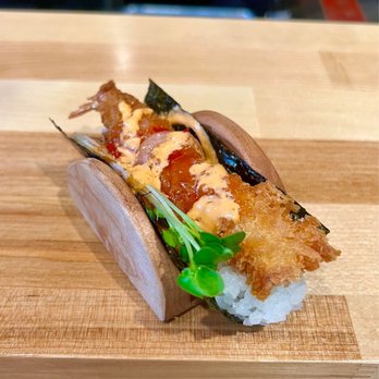 Sugo Hand Roll Bar - Crispy Shrimp hand roll. - Sushi Bars Near Me - Seattle, Washington