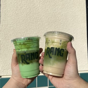 Rang Coffee - Left: pandan Right: cookie butter - Coffee & Tea Near Me - Elk Grove, California Rang Coffee - Left: pandan Right: cookie butter - Coffee & Tea Near Me - Elk Grove, California