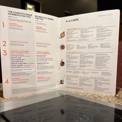 Menu photo 3 The Melting Pot Colorado Springs, CO