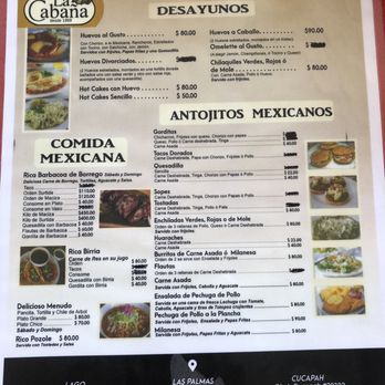 La Cabaña Express - Menú - Mexican Near Me - Tijuana, BCN