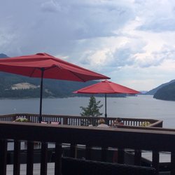 Hyde Mountain Golf Course - View from our seat at the restaurant!