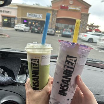 Insanitea Boba - Mui thai & ube rain - Bubble Tea Near Me - Clovis, California