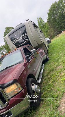 Camper Haul from Bremen, Ga to Clermont, Fl - We transported this RV to the buyer in Florida from Georgia . We also set it up for the customer.