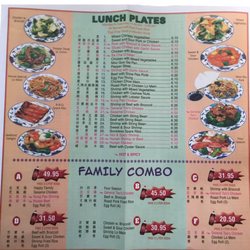 Great Taste Chinese Food - Lunch Menu/Family Combos