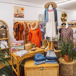 Classic Rock Couture - Vintage clothing displays at Classic rock couture