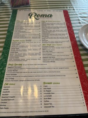 Menu photo 4 Roma Italian Restuarant Clinton, MS