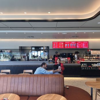 Starbucks - two people sitting in a coffee shop - Coffee & Tea Near Me - Canoga Park, California