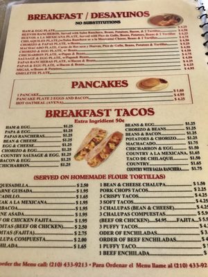 Menu photo 4 Cafe San Luis San Antonio, TX Menu photo 4 Cafe San Luis San Antonio, TX