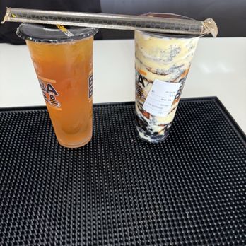 Boba Bee - Green Tea and Oreo Brûlée - Bubble Tea Near Me - Lake Forest, California