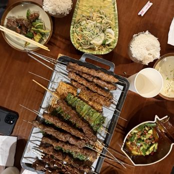 Dynasty BBQ - Beef, lamb, cold mixed vegetables - Chinese Near Me - San Mateo, California