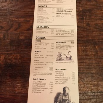 Macchina - Menu - Back - Italian Near Me - Barcelona, B