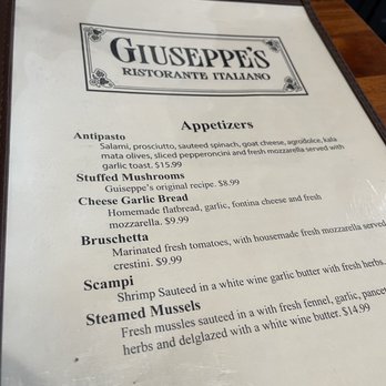 Giuseppe's - Italian Near Me - Tucson, Arizona