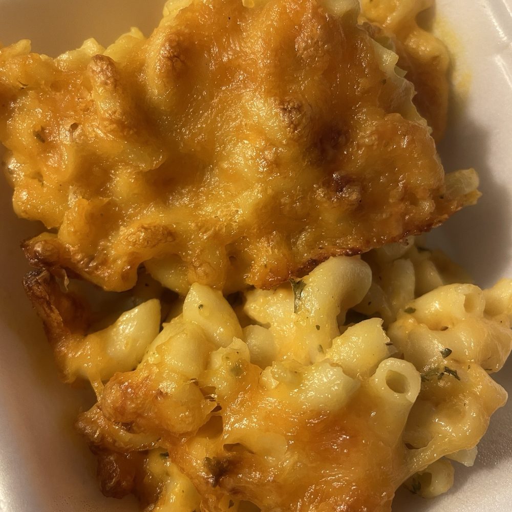 "Macaroni Pie". Might have been this batch, but it was dry.
