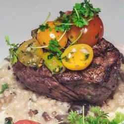Le Cellier Steakhouse - Filet with mushroom risotto