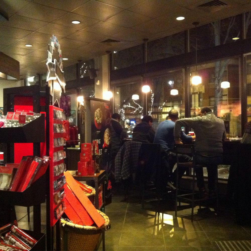 Starbucks - Remodel December 2015: east wall - Coffee & Tea Near Me - Chicago, Illinois Starbucks - Remodel December 2015: east wall - Coffee & Tea Near Me - Chicago, Illinois
