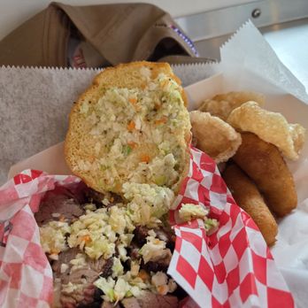 Clyde Cooper's Barbecue - Brisket sandwich - Barbeque Near Me - Raleigh, North Carolina