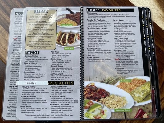 Menu photo 3 Tamales Mexican Restaurant Indianapolis, IN