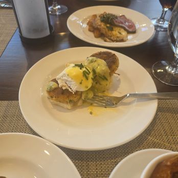 Cork & Bull Chophouse - Crabcake with Hollandaise - Steakhouses Near Me - Chesapeake, Virginia Cork & Bull Chophouse - Crabcake with Hollandaise - Steakhouses Near Me - Chesapeake, Virginia