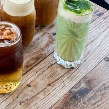 Ground Hideout Coffee - ig mango matcha vs irl all foam irl - Coffee & Tea Near Me - Long Beach, California