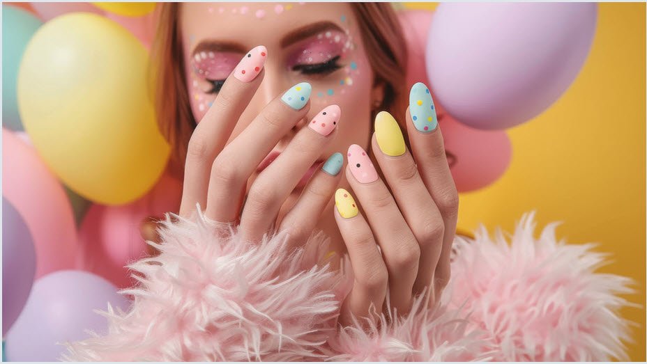 Mobile A&D Nails Logo