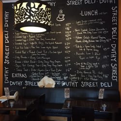 Duthy Street Deli - Nice wall menu