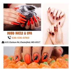 Soho Nail & Spa - Halloween is coming soon
Soho Nails and Spa
Find us at: 1631 Clarkson Rd, Chesterfield, MO 63017.