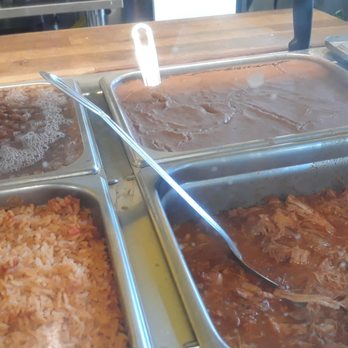 Taqueria Pacifica - Rice beans and pulled chicken - Mexican Near Me - Pacifica, California