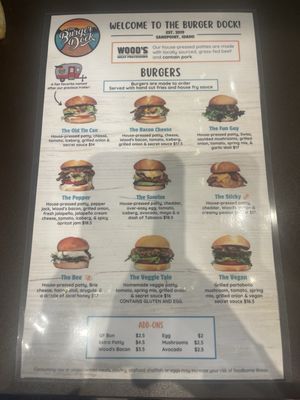 Menu photo 1 The Burger Dock - CDA Coeur D'alene, ID Menu photo 1 The Burger Dock - CDA Coeur D'alene, ID