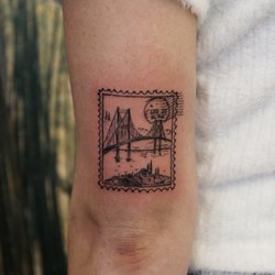 Fine Line Tattoo Shop - Vintage İstanbul Stamp