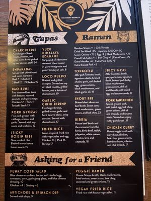 Menu photo 2 The Funky Monkey  Mount Dora, FL