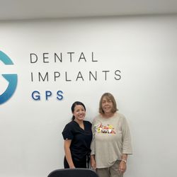 Dental Implants GPS - Reseda - This is my happy face with nurse Lupe