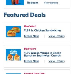 Featured deals in app Featured deals in app