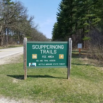 Scuppernong Trail Head - Entrancement to Ice age Trail - Hiking Near Me - Dousman, Wisconsin