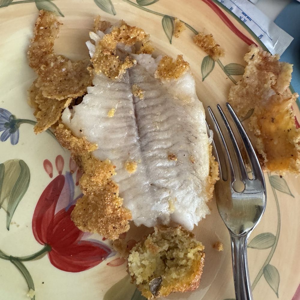 Sam's Sunset Kitchen - Piece of catfish - Sports Bars Near Me - Seabrook, Texas