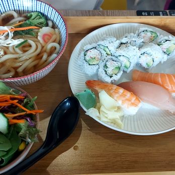 Bespoke & Sushi - Udon Soup Combo - $15.95 - Poke Near Me - Vancouver, British Columbia