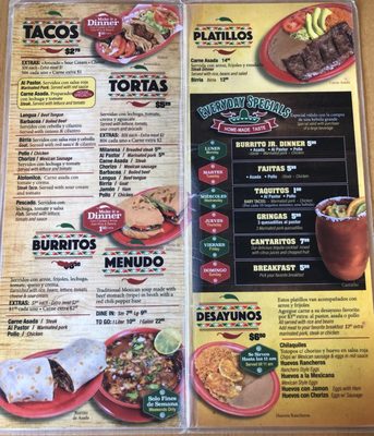 Menu photo 1 Taquerias Atotonilco - Joliet Joliet, IL