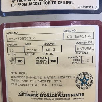 The Water Heater Man - Bradford White Water Heater - Water Heater Installation/Repair Near Me The Water Heater Man - Bradford White Water Heater - Water Heater Installation/Repair Near Me