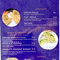 Angelo's Italian Ristorante - Happy Hour Food Menu