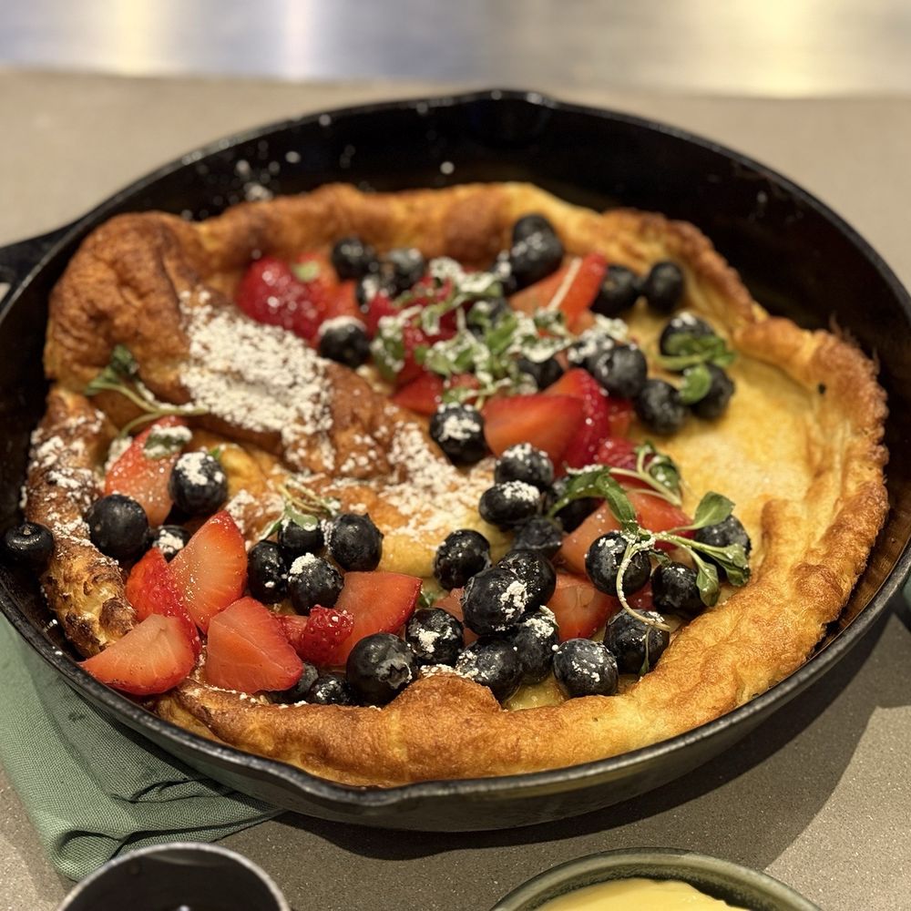 Salt & Ivy - Mixed Berries Dutch Baby - New American Near Me - Las Vegas, Nevada Salt & Ivy - Mixed Berries Dutch Baby - New American Near Me - Las Vegas, Nevada