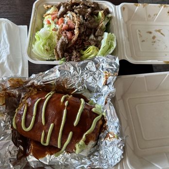 Captain Jack's Island Grill - Chicken Burrito and Steak Wedge Salad. - American Near Me - Lahaina, Hawaii Captain Jack's Island Grill - Chicken Burrito and Steak Wedge Salad. - American Near Me - Lahaina, Hawaii