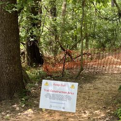 Rivers Edge Trails - New trail section underway! Exciting... Picture taken 7/13/23