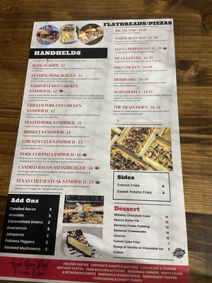 Menu photo 3 Fowling Warehouse DFW Plano, TX