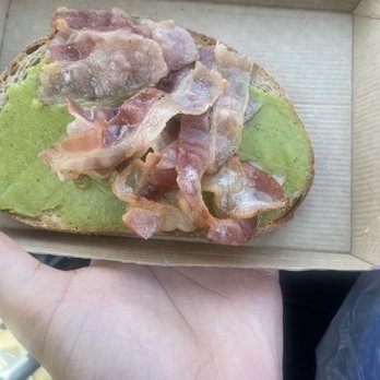 Dunkin' - Uncooked bacon yuck ! - Donuts Near Me - Mooresville, North Carolina Dunkin' - Uncooked bacon yuck ! - Donuts Near Me - Mooresville, North Carolina