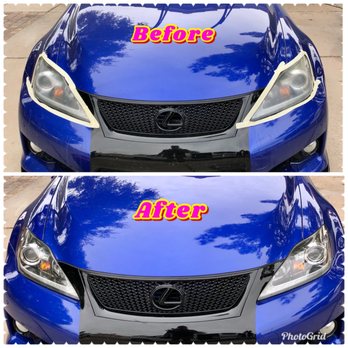 MR. SWIRLZ Detailing - Headlight work. He had already started in the top picture. They were even worse. They look so good now! - Auto Detailing Near Me