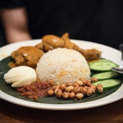Ipoh Kopitiam - Nasi Lemak With Chicken Curry