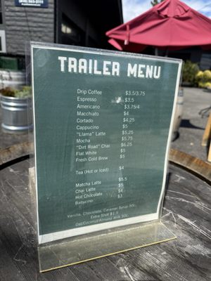 Menu photo 3 Zaca Coffee Trailer Santa Barbara, CA Menu photo 3 Zaca Coffee Trailer Santa Barbara, CA