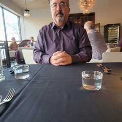 Primo Italian Steakhouse - Water glasses are weird and too small.