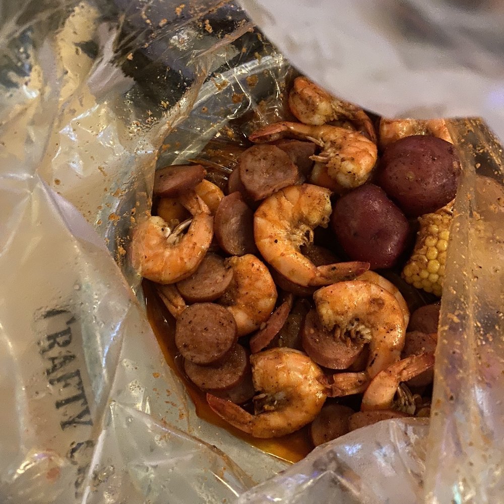 1 pound Shrimp boil with sausage 1 pound Shrimp boil with sausage