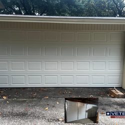Veteran Garage Door Repair - New Door Install
Size 16'x7'
Type 25G One Layer
Stamp Short
Color Almond